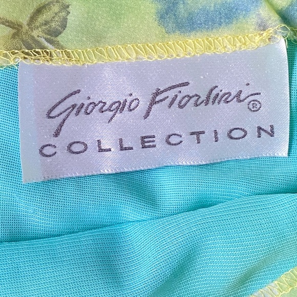 Giorgio Fiorlini Women's Green Floral Print Lace Skirt - 4 - Pre-owned - Picture 3 of 7